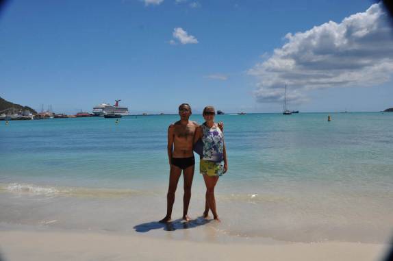 Nossa última tarde no Caribe, em Philipsburg, capital de Sint Maarten - Caribe